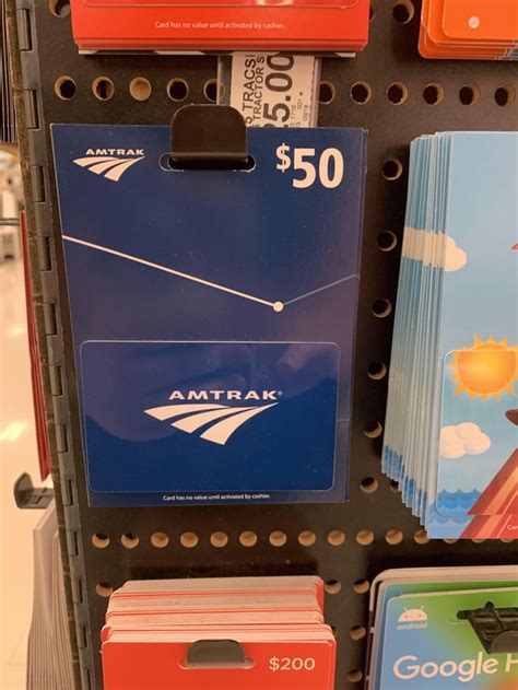 amtrak gift cards near me